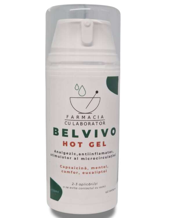 Belvivo - Gel analgezic și antiinflamator cu efect de încălzire - imagine 3