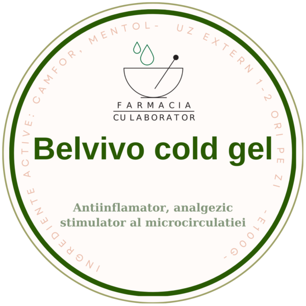 Belvivo - Gel analgezic și antiinflamator cu efect de răcire
